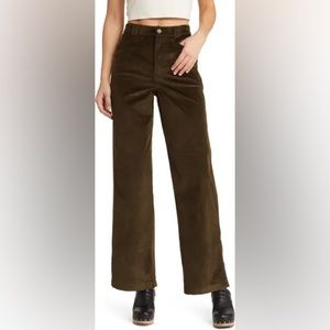NWT Madewell Emmett 2.0 Wide-Leg Pants in Corduroy | 33